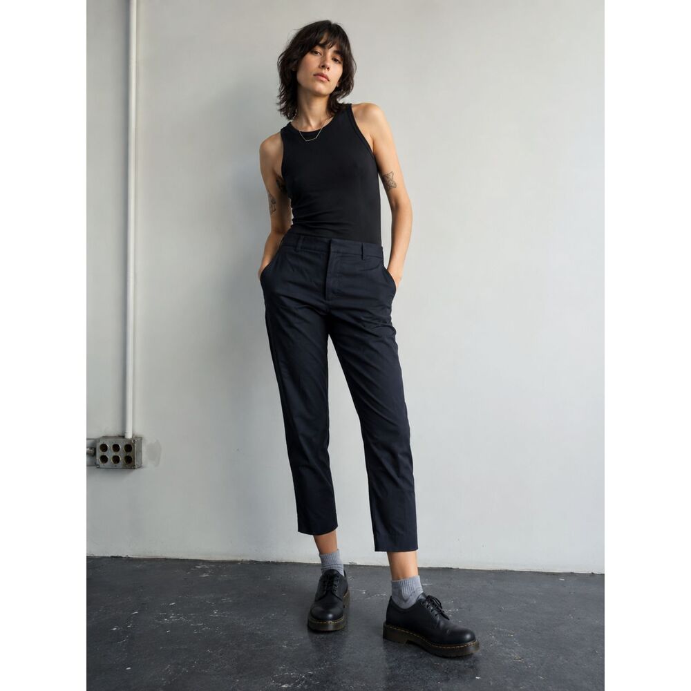 WILDFANG Black The Slim Crop Casual Pants Trousers   Women's Size 2 Medium